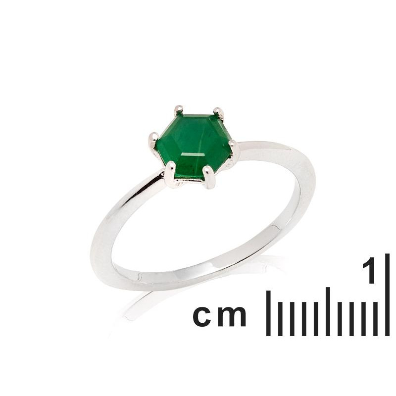 Anello avventurina verde, per evocare viaggi intramondani — foto 2