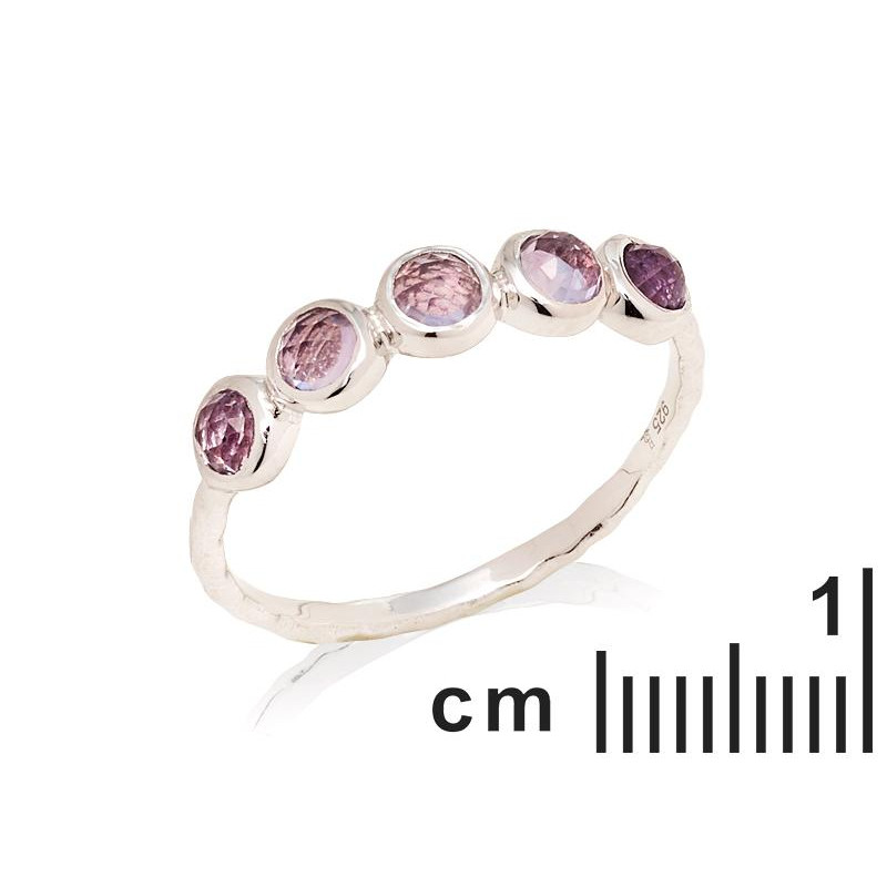 Anello ametista viola, per evocare l'essenza del giardino — foto 2