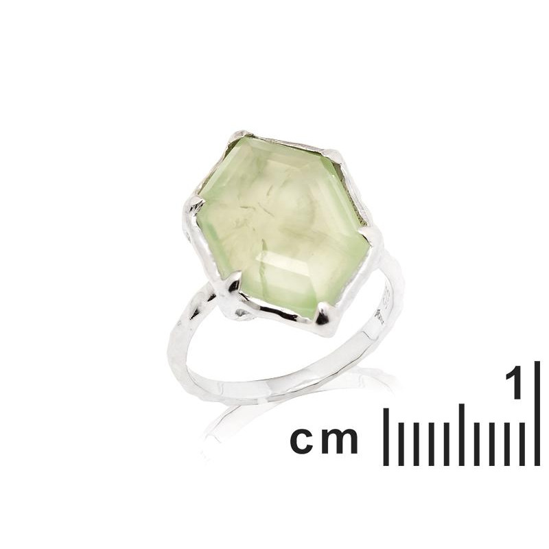 Anello prehnite verde, per evocare la natura — foto 2