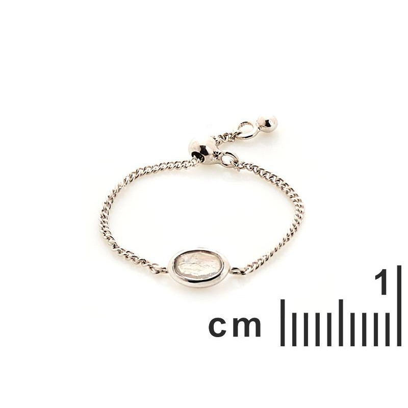Anello ovale regolabile, per evocare l'eternità — foto 2