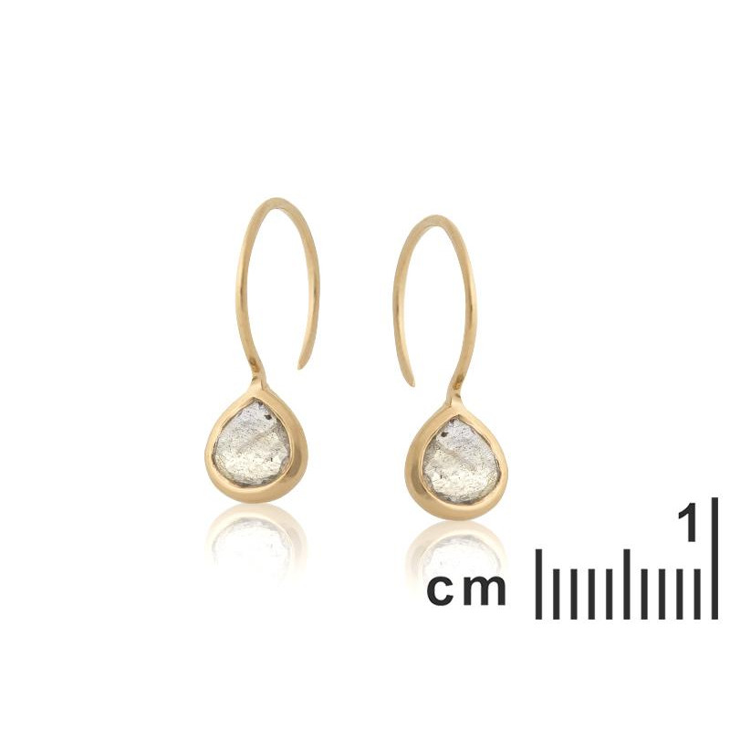 Orecchini cuore labradorite, per evocare l'eterna passione — foto 2