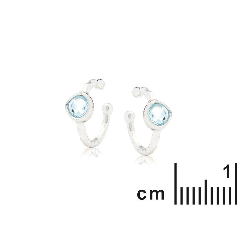 Piercing topazio azzurro naturale, per portare la purezza — foto 2