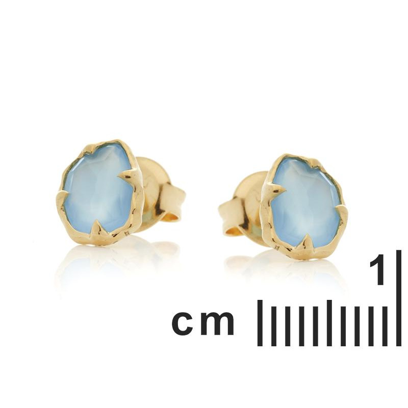 Orecchini calcedonio blu, per trascendere limiti — foto 2