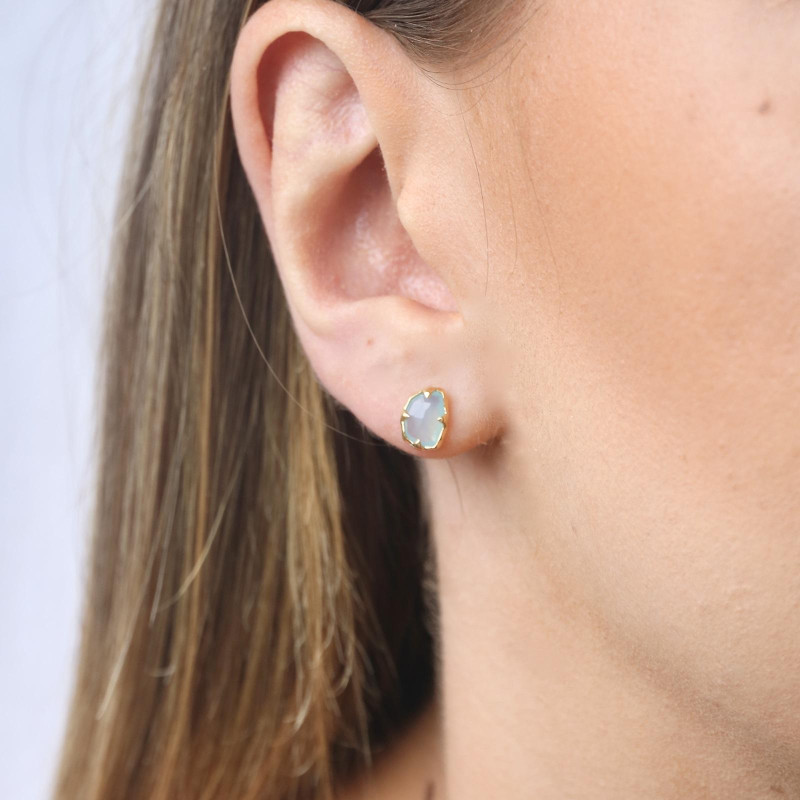 Orecchini calcedonio blu, per trascendere limiti — foto 3
