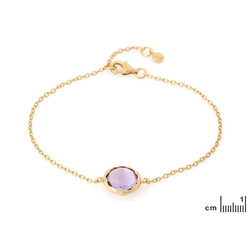 Bracciale ametista viola, per evocare l'essenza del dolce sogno — foto 2