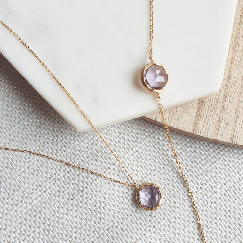 Bracciale ametista viola, per evocare l'essenza del dolce sogno — foto 3