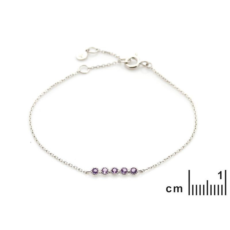 Bracciale ametista viola, per raccontare storie — foto 2
