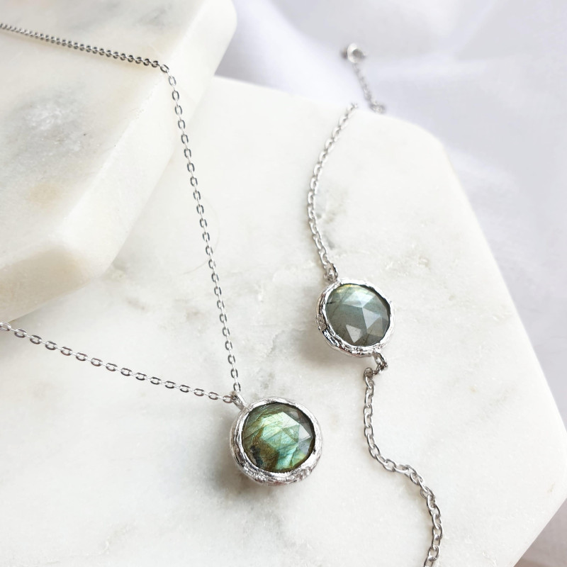 Collana Labradorite Multicolore, Per Esserti Sempre Fedele — foto 3
