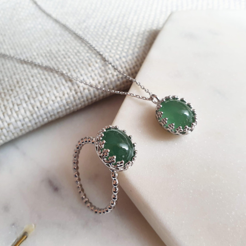Collana avventurina verde, per evocare i tuoi viaggi interni — foto 3