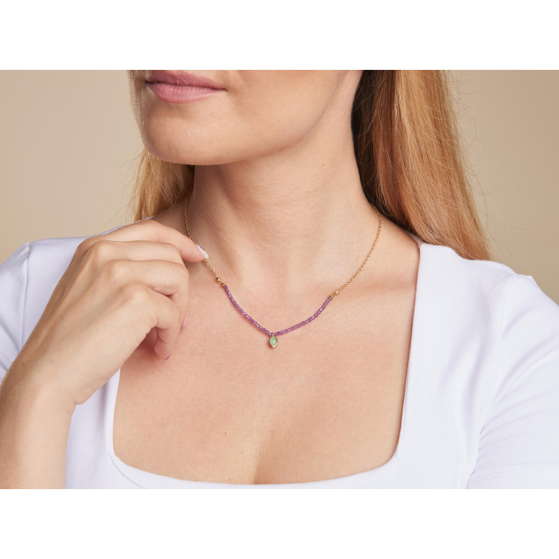 Collana avventurina e ametista, per vivere l'avventura — foto 3