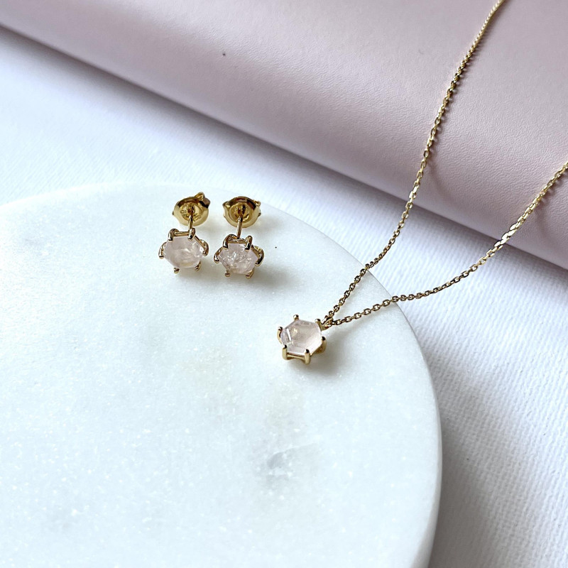 Collana quarzo rosa, per illuminare il tuo cammino — foto 3