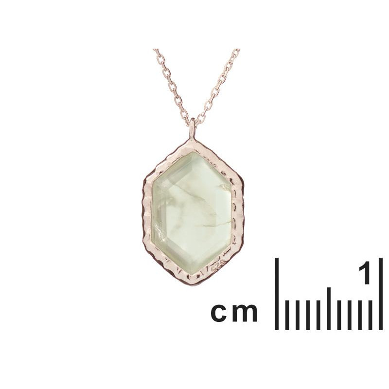 Collana prehnite verde, per connetterti agli elementi — foto 2