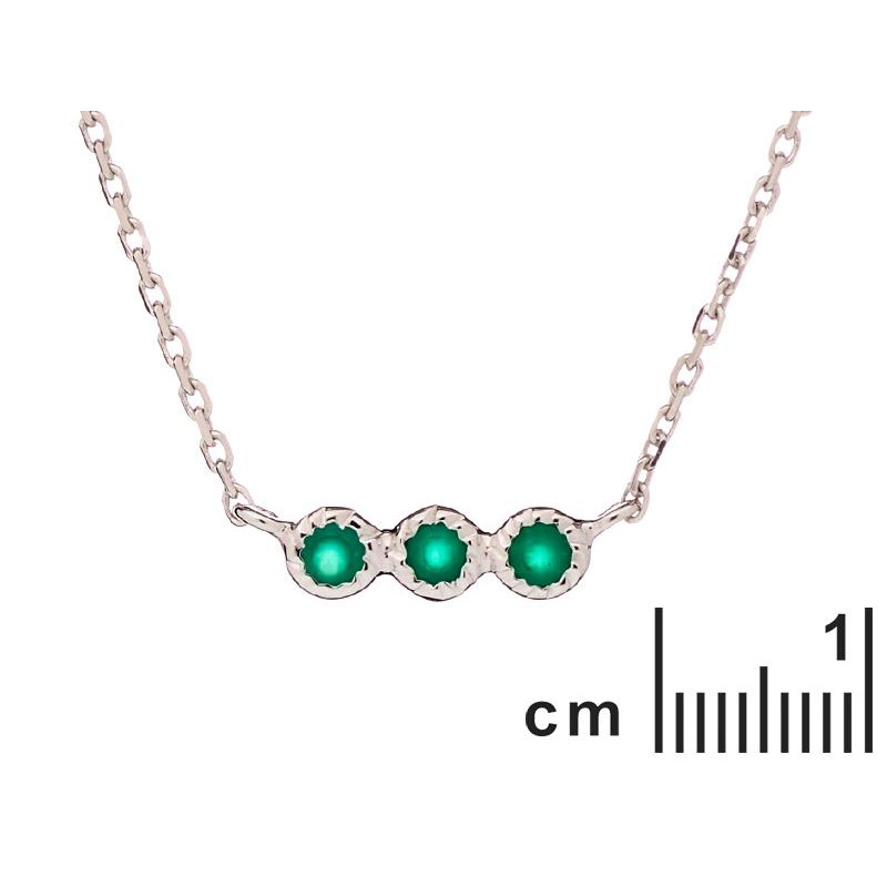 Collana Onice Verde Tonda, per preservare i ricordi — foto 2