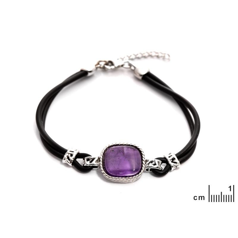 Bracciale ametista viola, per evocare l'essenza della bellezza — foto 2