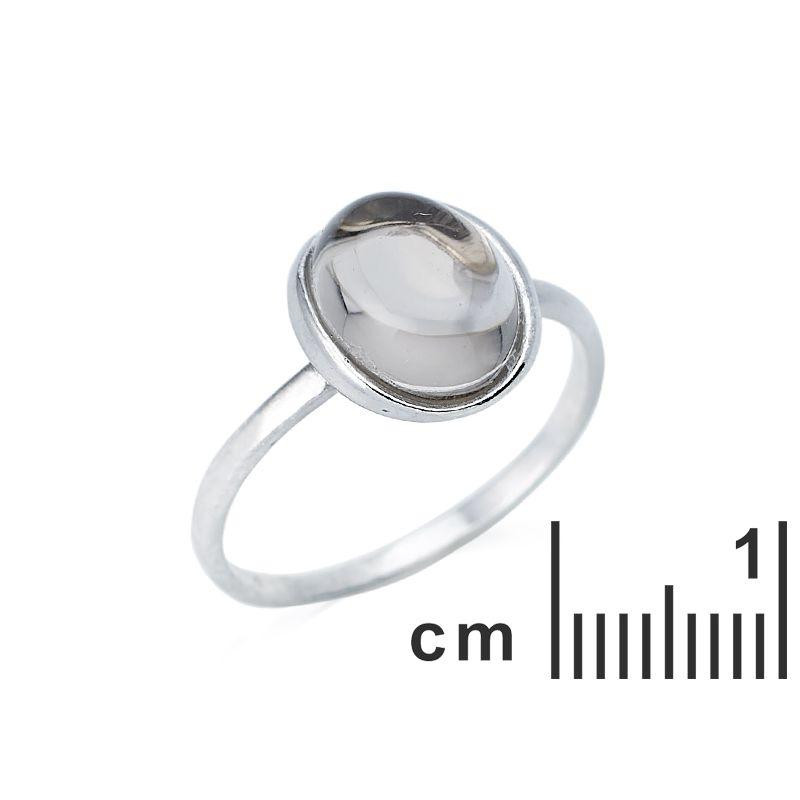 Anello quarzo fumé naturale, per trasparenza interiore — foto 2