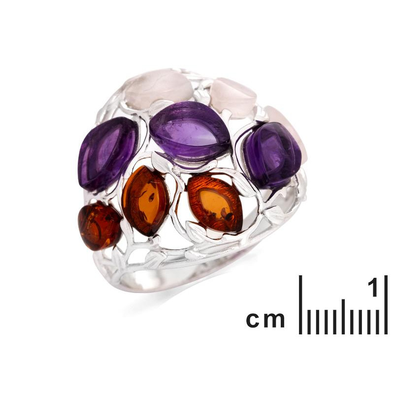 Anello pietre naturali multicolori, per esprimere la tua essenza — foto 2