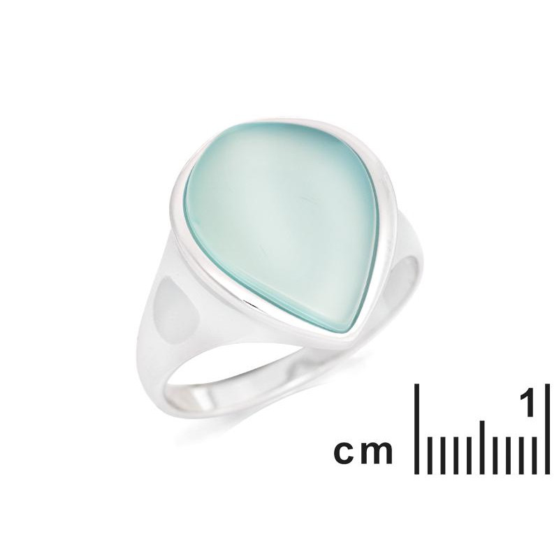 Anello agata acqua tinta, ricordo puro — foto 2