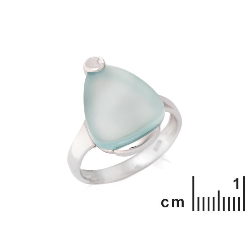 Anello agata acqua naturale tinta, per custodire i tuoi sogni — foto 2