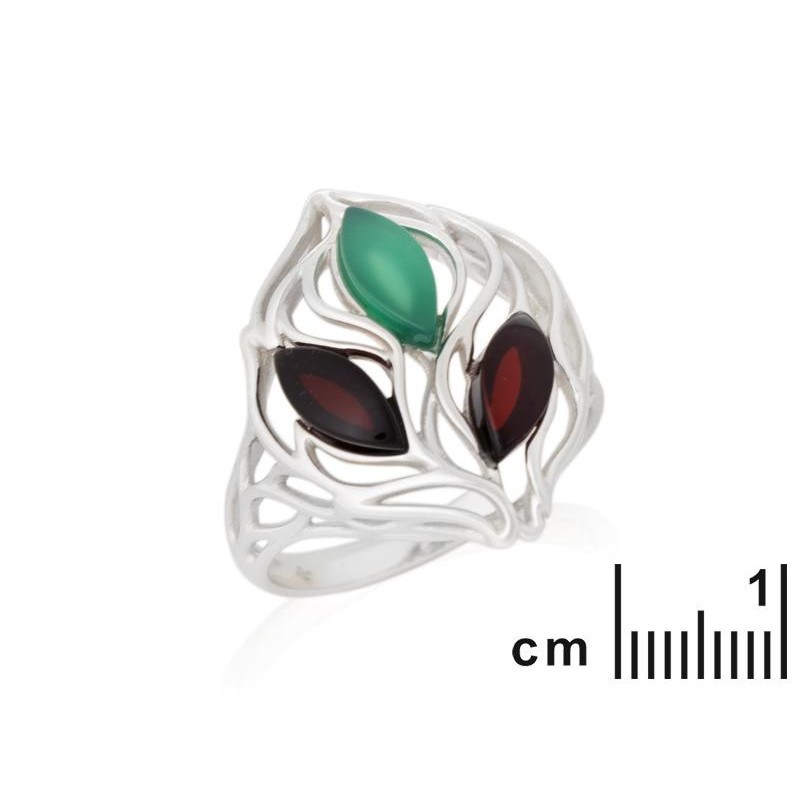 Anello ambra verde Baltico, per ricordare il mare — foto 2