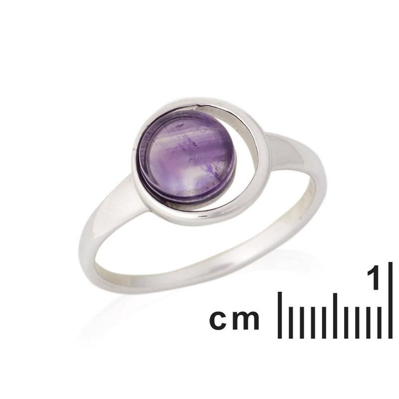 Anello con ametista naturale, per incantare il tuo stile — foto 2
