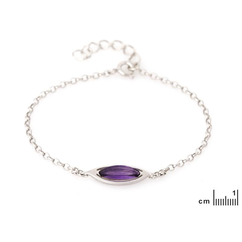 Bracciale ametista viola, per evocare l'essenza scintillante — foto 2