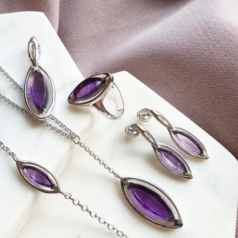 Bracciale ametista viola, per evocare l'essenza scintillante — foto 3
