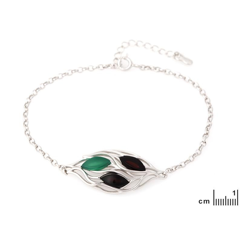 Bracciale ambra e agata verde, per onorare le vecchie tradizioni — foto 2