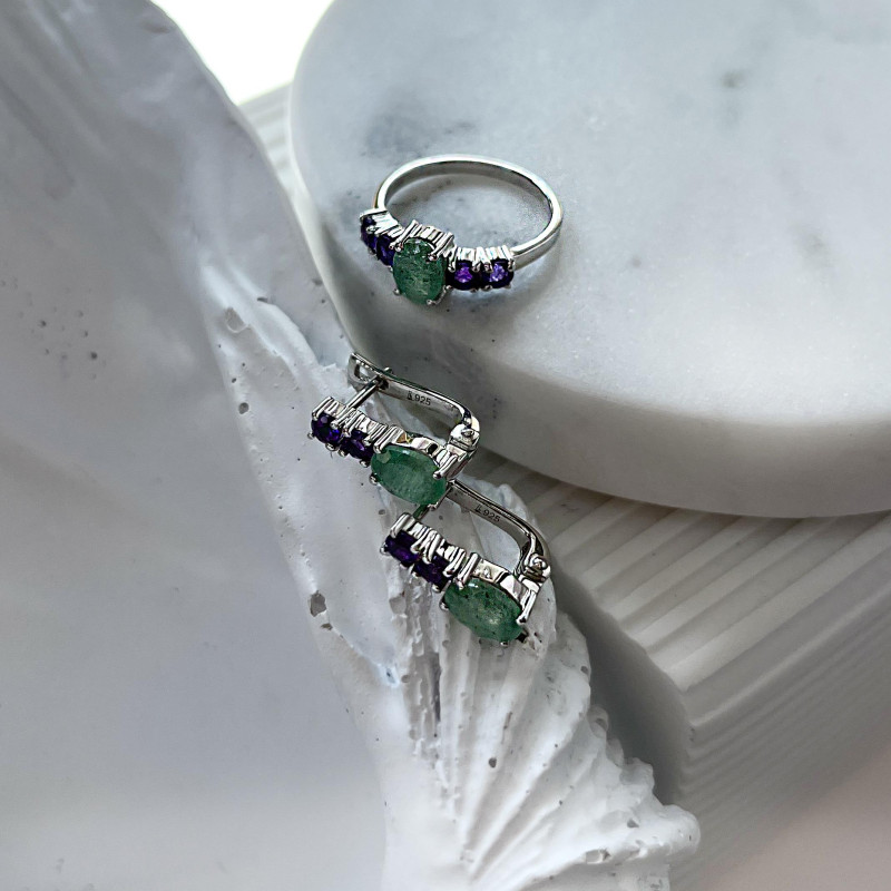 Anello avventurina e ametista, per raccontare storie — foto 3