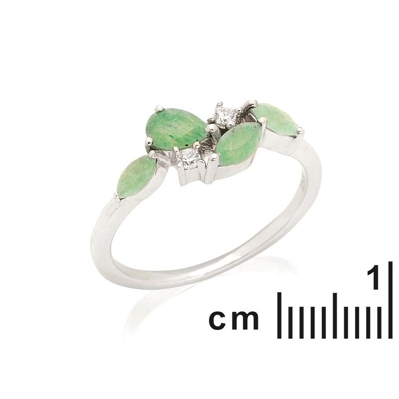 Anello avventurina verde, per raccontare storie verdi — foto 2