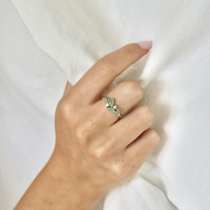Anello avventurina verde, per raccontare storie verdi — foto 3
