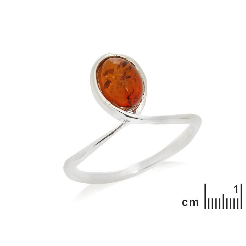 Anello ambra cognac Mar Baltico, memoria dolce — foto 2