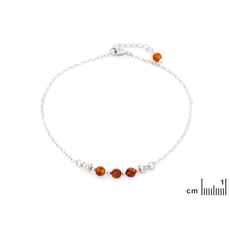 Bracciale ambra cognac, per preservare i ricordi — foto 2