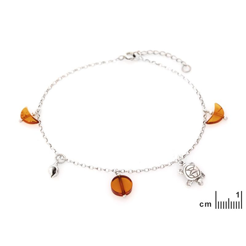 Bracciale tartaruga conchiglia ambra, per evocare la natura — foto 2