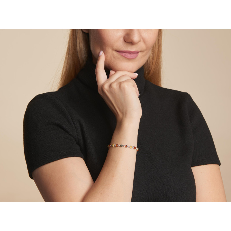 Bracciale ambra multicolore, per preservare i ricordi — foto 2