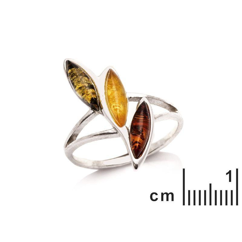 Anello ambra multicolore Mar Baltico, per racchiudere i tuoi sogni — foto 2