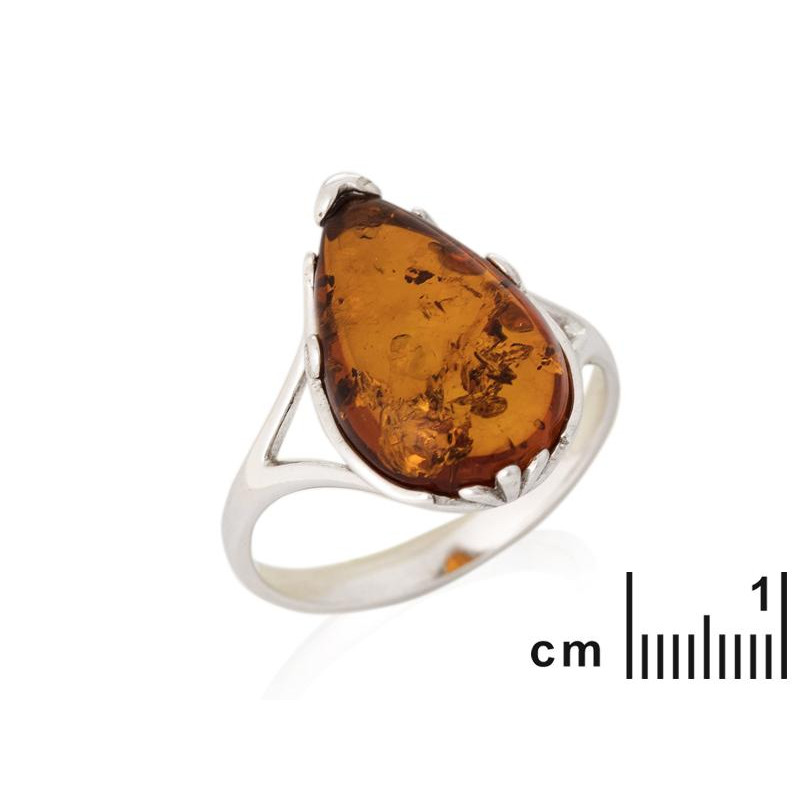 Anello ambra cognac, per tenere accesa la tua luce — foto 2