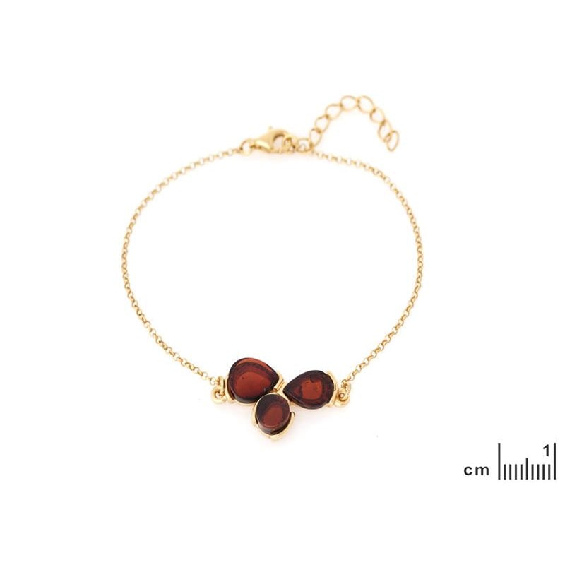 Bracciale ambra cognac, per portare con te un'intenzione — foto 2