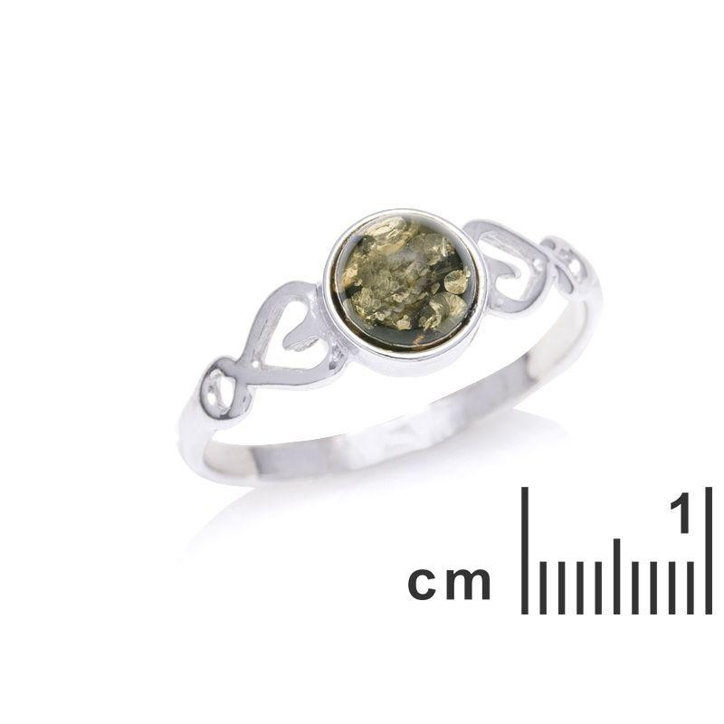 Anello ambra verde baltica, per portare l'essenza del mare — foto 2
