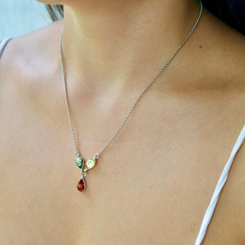 Collana ambra multicolore, per preservare i ricordi — foto 3