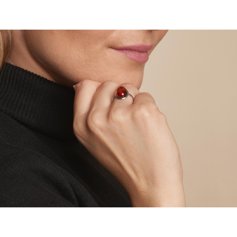 Anello ambra cognac, per evocare momenti speciali — foto 2
