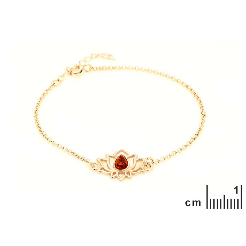Bracciale Lotus Ambra Cognac, Intenzioni Purerose — foto 2