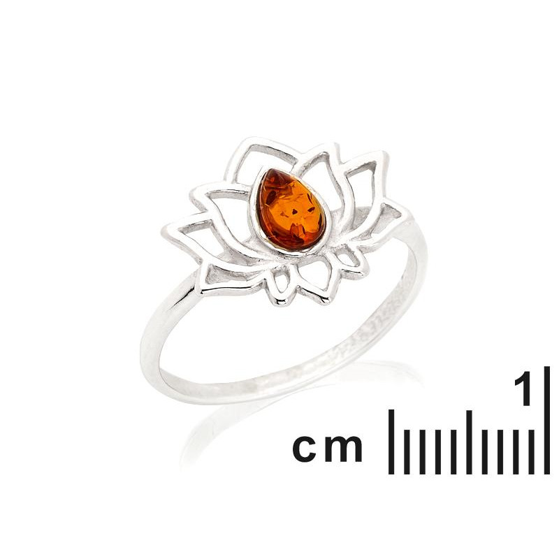 Anello Lotus Ambra Cognac, Per evocare ricordi dolci — foto 2