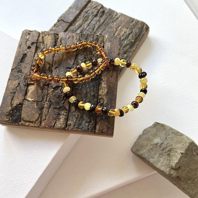 Bracciale ambra cognac, per evocare momenti speciali — foto 2