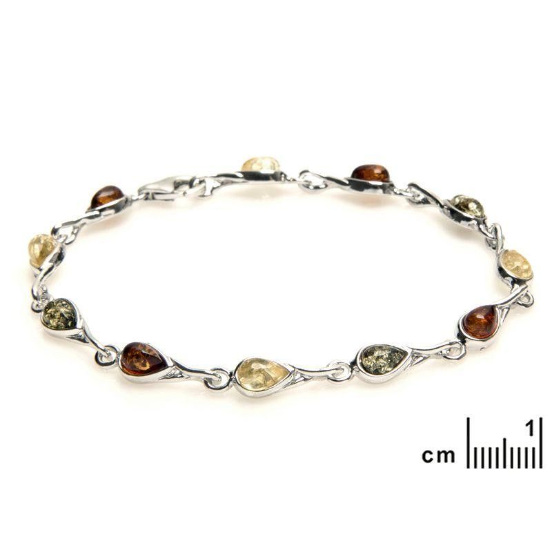 Bracciale ambra multicolore, per evocare la natura — foto 2