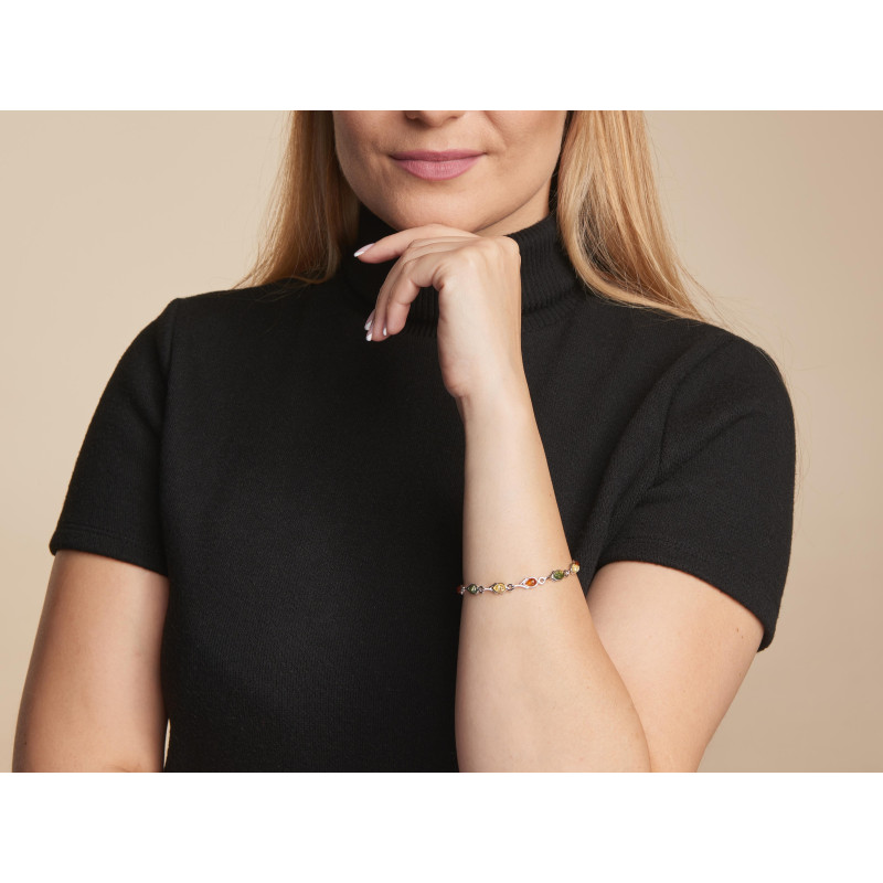 Bracciale ambra multicolore, per evocare la natura — foto 3