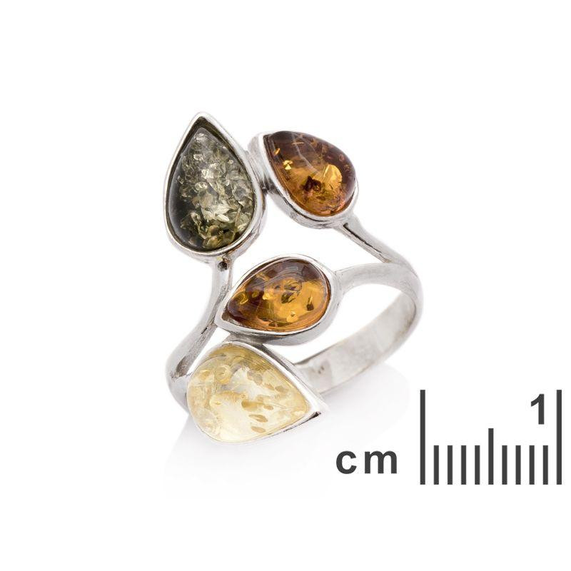 Anello ambra multicolore, per trasportare le storie del Mar Baltico — foto 2