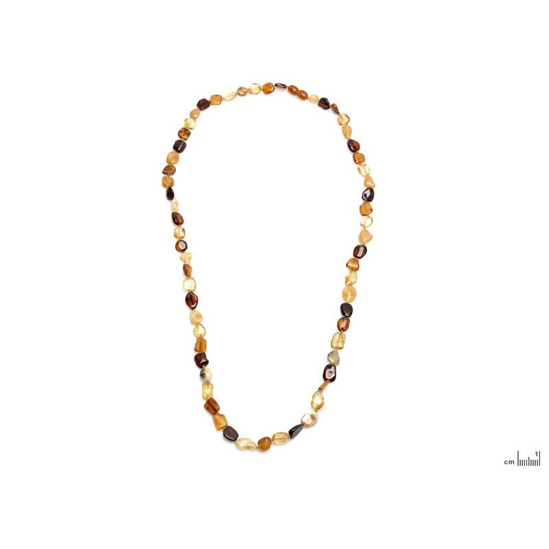 Collana ambra multicolore, per evocare i treni della memoria — foto 2