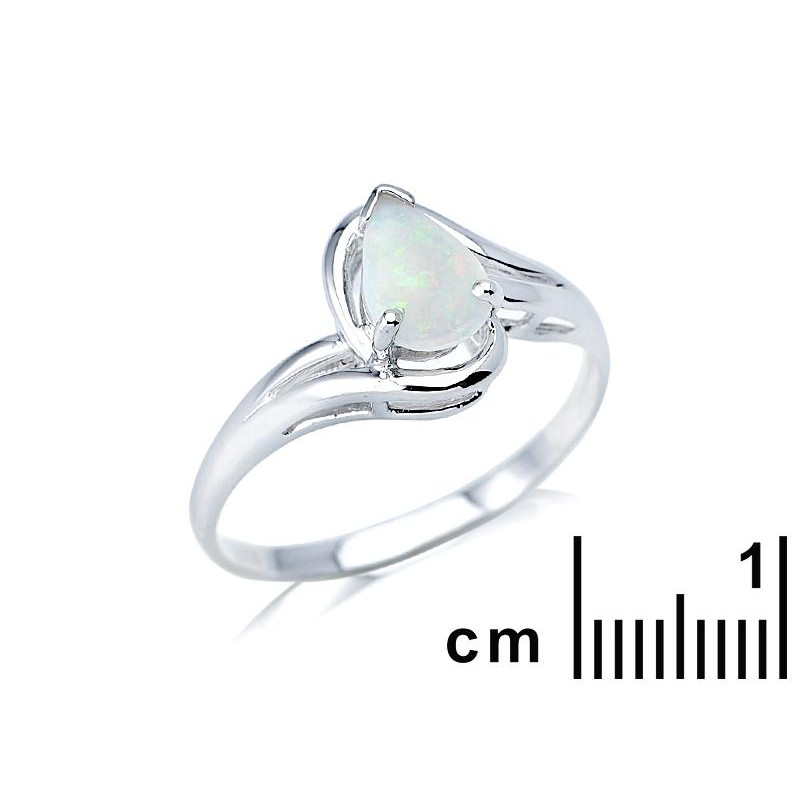 Anello opale bianco, per raccontare storie — foto 2