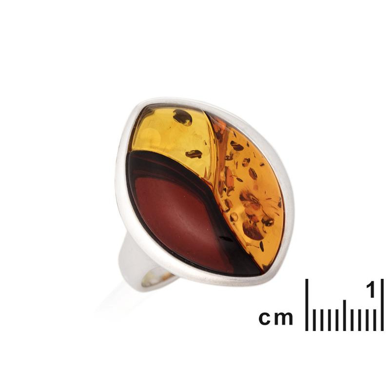 Anello ambra multicolore, per portare la natura in ogni momento — foto 2