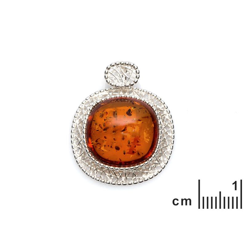 Ciondolo ambra cognac, per evocare ricordi dolci — foto 2